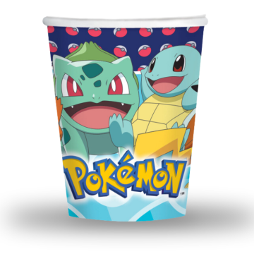 Pokémon pappmuggar 8 st - 250 ml