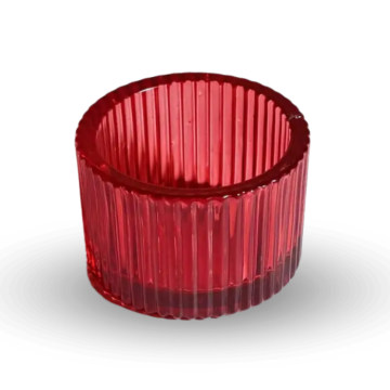 Värmeljushållare röd 5 cm