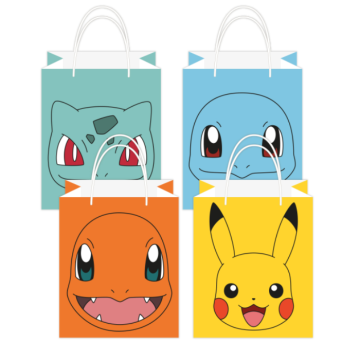 Pokemon presentpåsar 8x - 13x21,5 cm