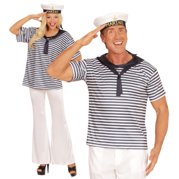 Matros kostume - unisex