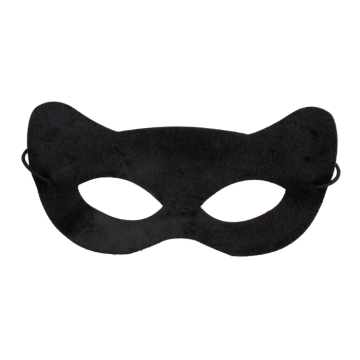 Svart kattögonmask