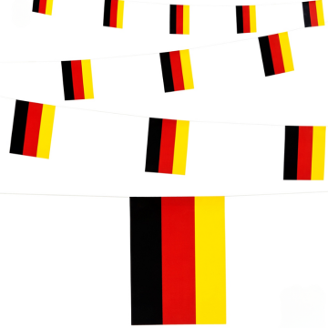 Tysklands flagga girlang Tyska flaggor - 6 m