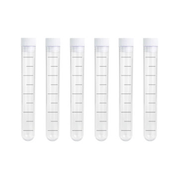 Reagensglas 6x med propp - 13 ml