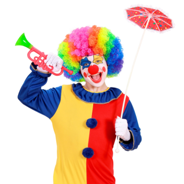 Clownperuk för barn