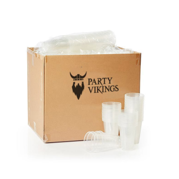 0,25 liter (330 ml) plastmugg transparent 1250x