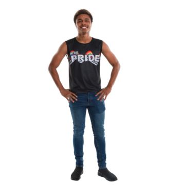 Svart pride tanktop