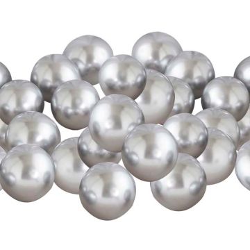 Silver Chrome Mini Ballonger 40x - 12 cm