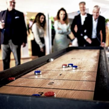 Hyra av mega shuffleboard deluxe 280x75 cm
