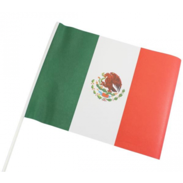 Mexikansk pappersflagga 10x