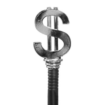 Silverdollar käpp - 105 cm