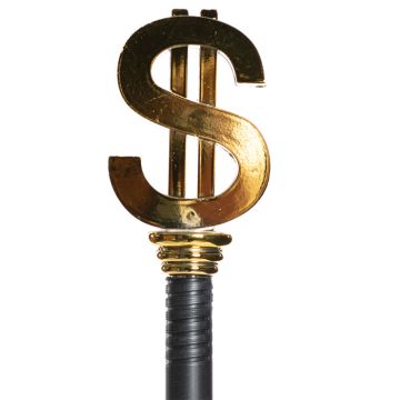 Guld dollar stav - 105 cm