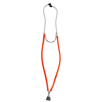 Röd stetoskop attrap