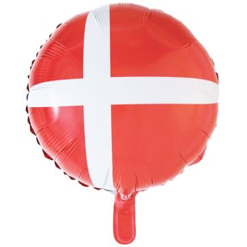Dannebrog Folieballong Danmark - 46 cm