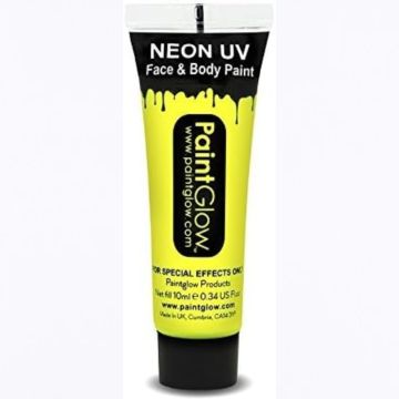 UV kropsmaling 25 ML neon Gul