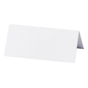 Vita Placeringskort i Bomullspapper 10x - 10 x 5 cm