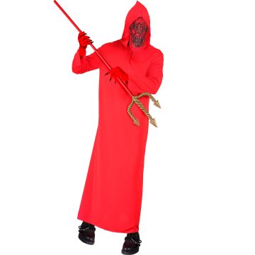 Demonkappa med mask för män