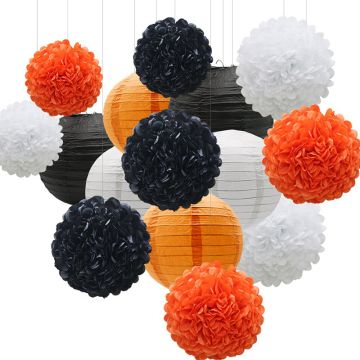 Halloween Pappersdekorationer 15X