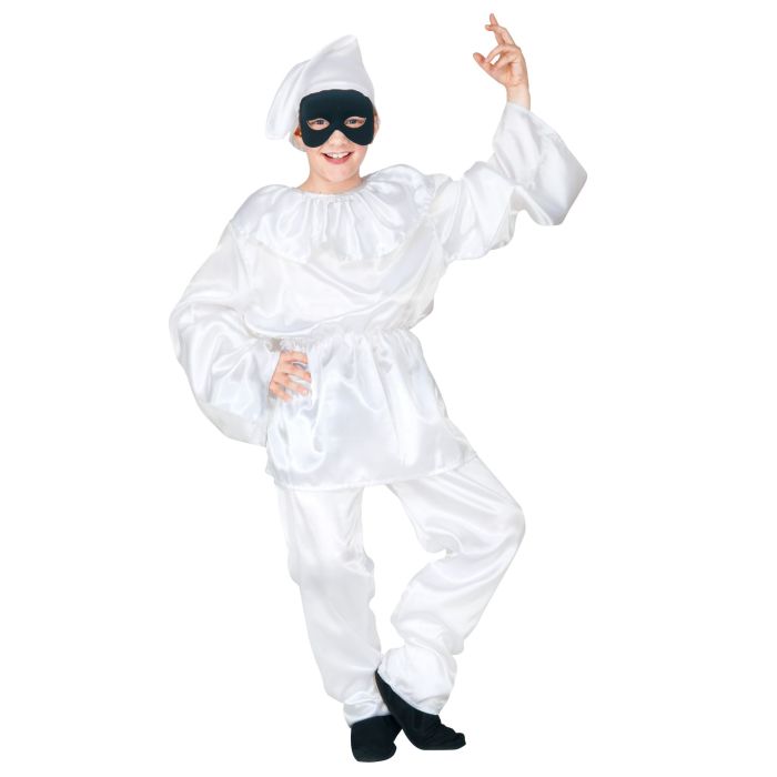 Pulcinella kostym för pojkar