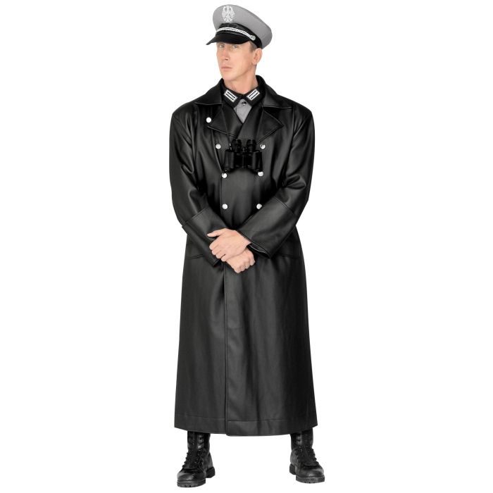 Officersrock i läderlook