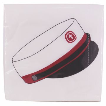 Röda Studentmössa Servetter 20x - 33 x 33 cm