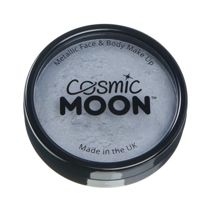 Metallic ansikts- och kroppsface paint silver Moon Creations - 36 g
