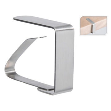 Bordsklämmor rostfritt stål 4x - 5x6x1,6 cm