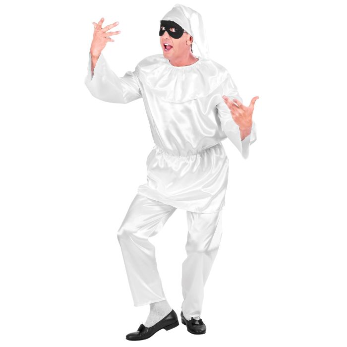 Pulcinella-klädkostym för herrar