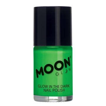 Självlysande Nagellack Grönt 14 ml Moon Creations 