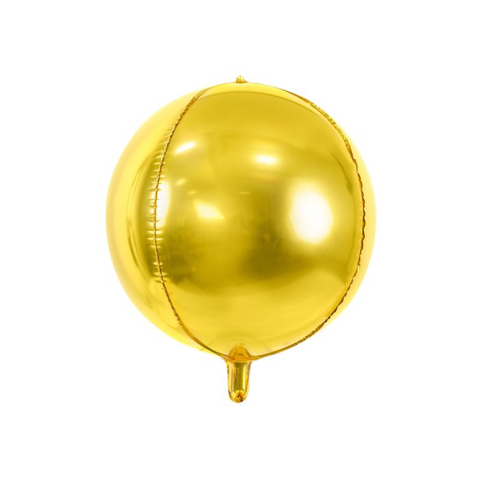 Metallisk guldfolieballong - 40 centimeter