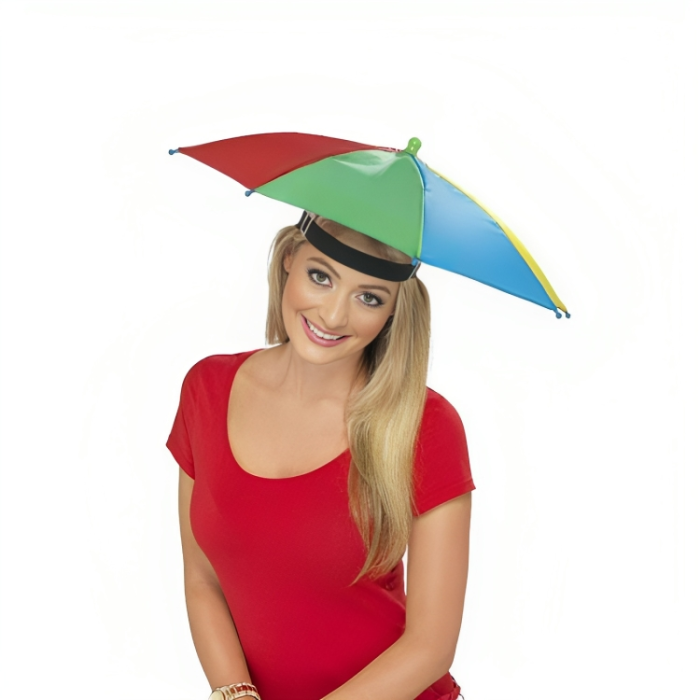 Paraplyhatt flerfärgad