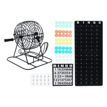 Bingospel m. hjul och 170 delar