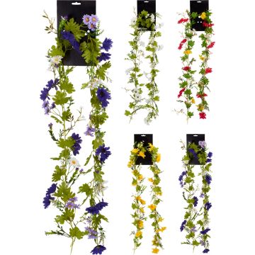 Kunstig blomstergirland 180 cm