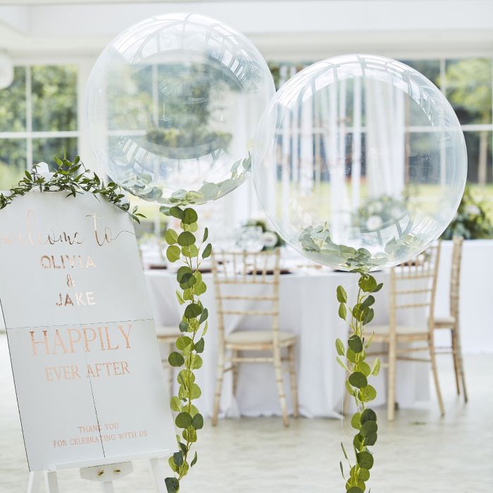 Transparent Ballong - 50 cm i diameter