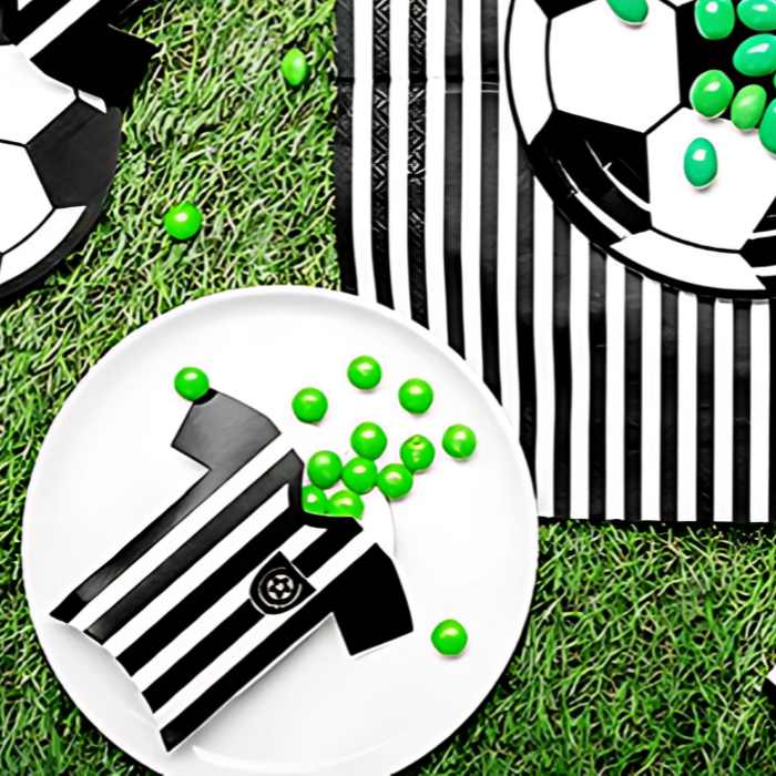 Fotbollströjlådor för godis och snacks 6x - 12x11x2,5 cm