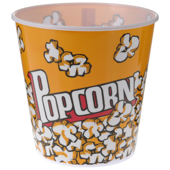 Rund popcornskål 2700 ml - 18x18 cm