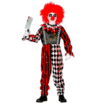 Skräck clownkostym för barn