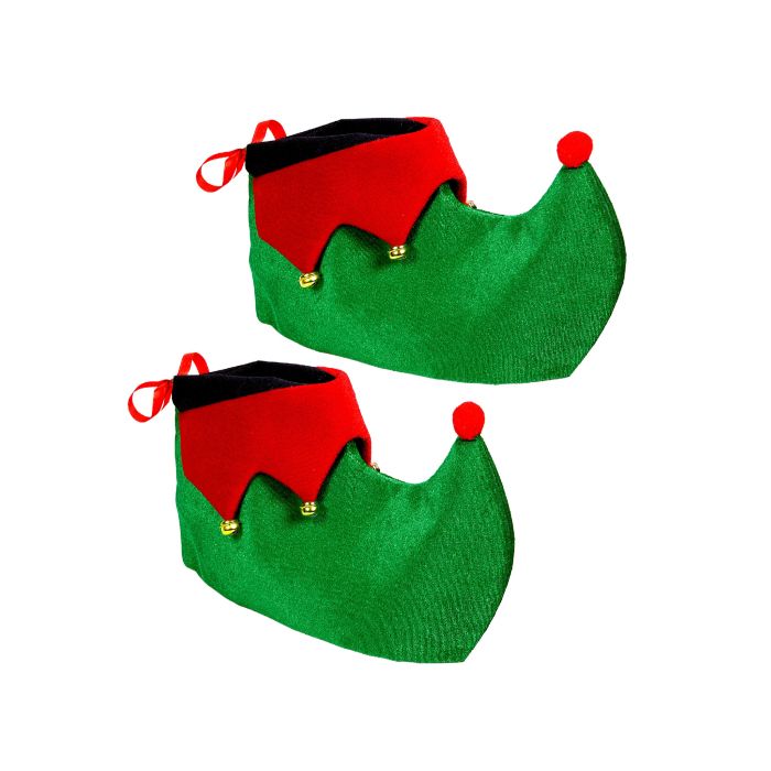 Gröna elfskor med klockor